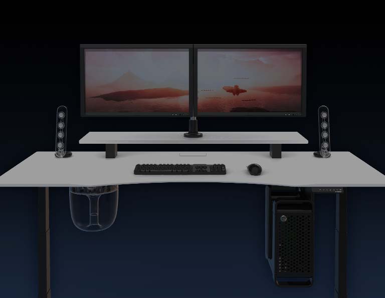 Premium Photo  Gaming desk decor for modern gaming room